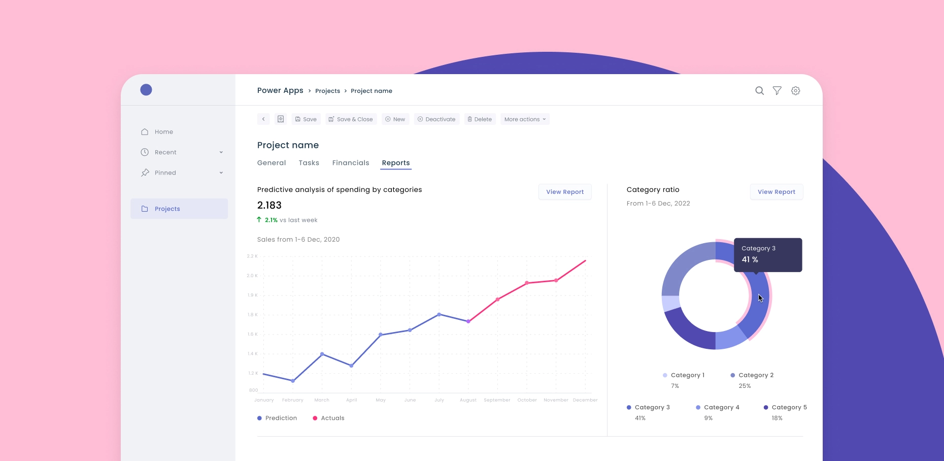 Custom Financial Data Grid Control for Power Apps