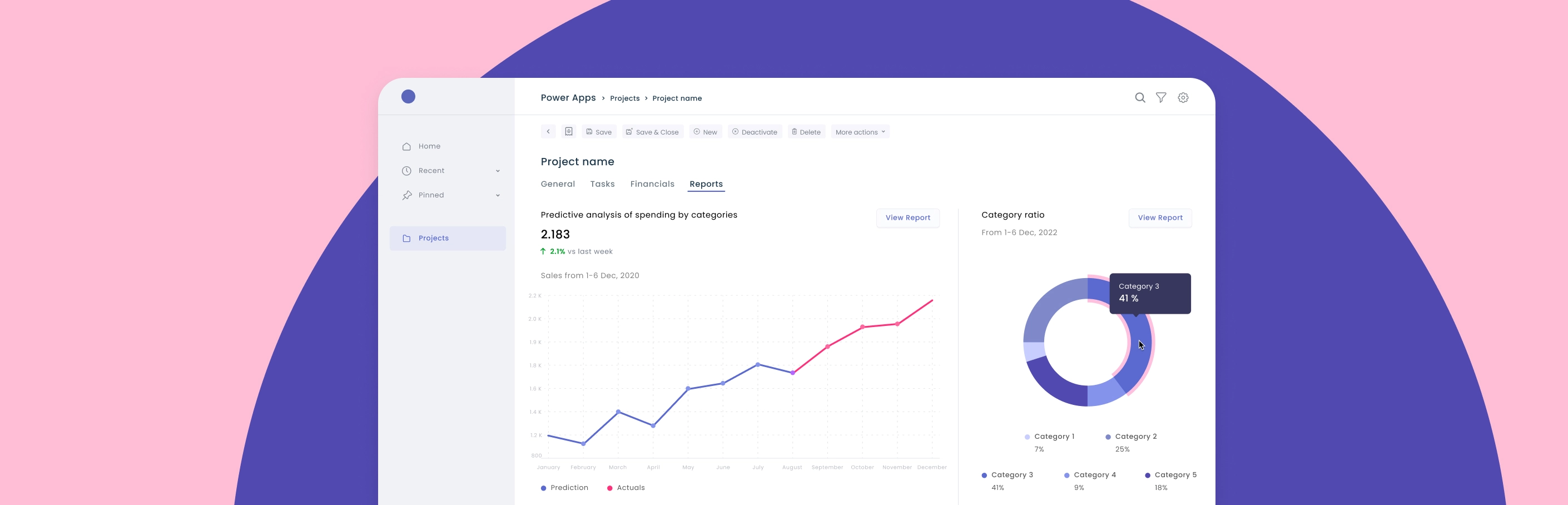 Custom Financial Data Grid Control for Power Apps